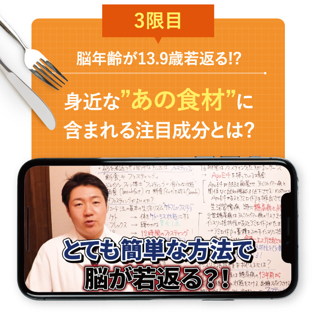 3限目 身近な”あの食材”に含まれる注目成分とは?